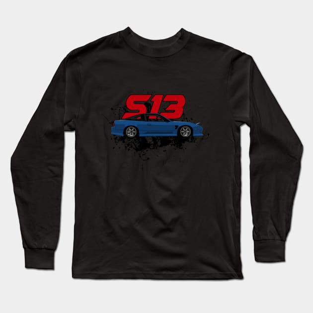 Nissan 240sx s13 Long Sleeve T-Shirt by JDMzone